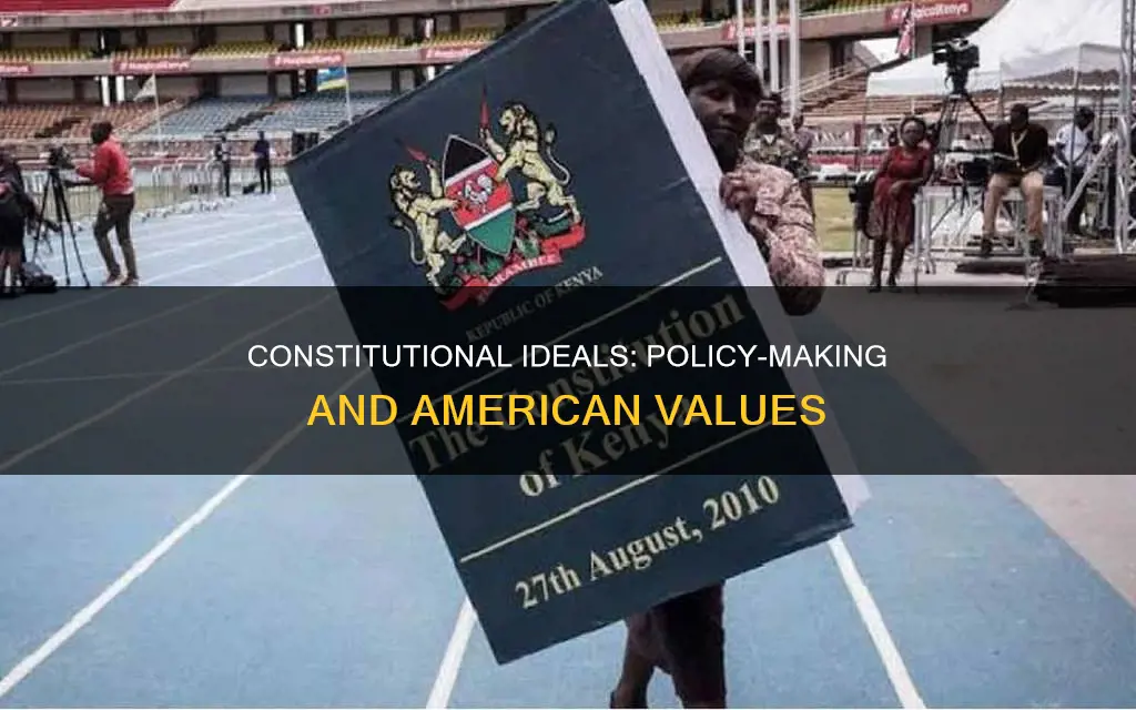which of these ideals from the us constitution supports policies