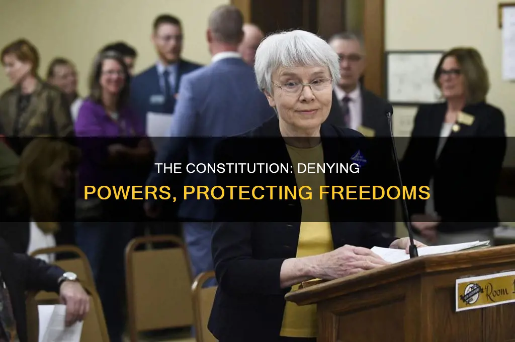 which of these powers does the constitution deny