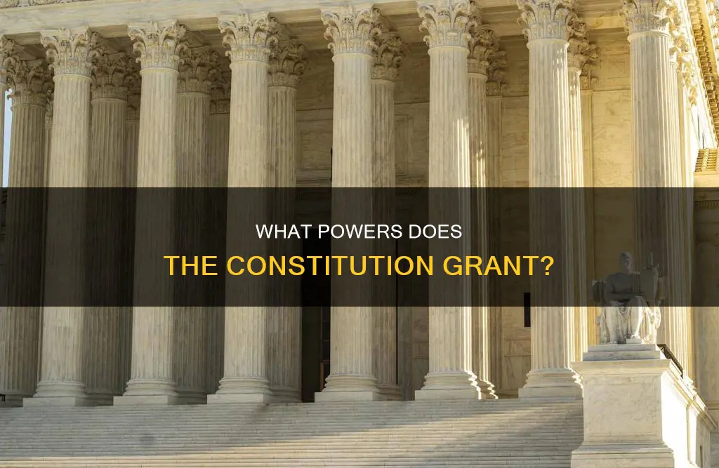 which one of the powers listed below is a constitutional