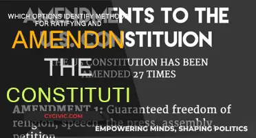 Methods for Ratifying and Amending the Constitution