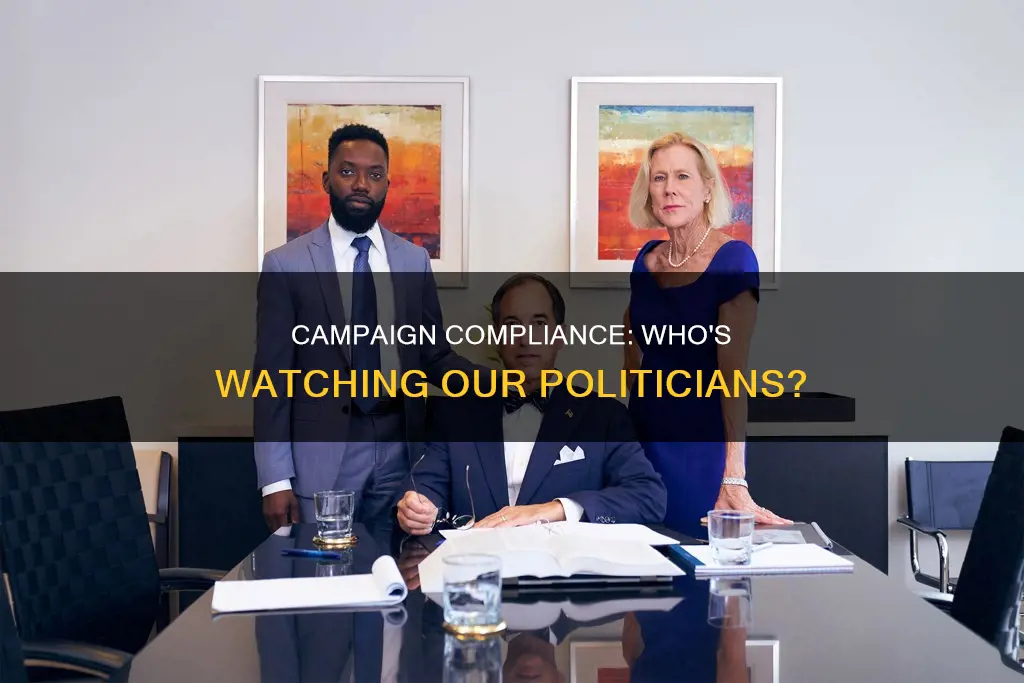 which organization ensure that political candidates comply with campaign laws
