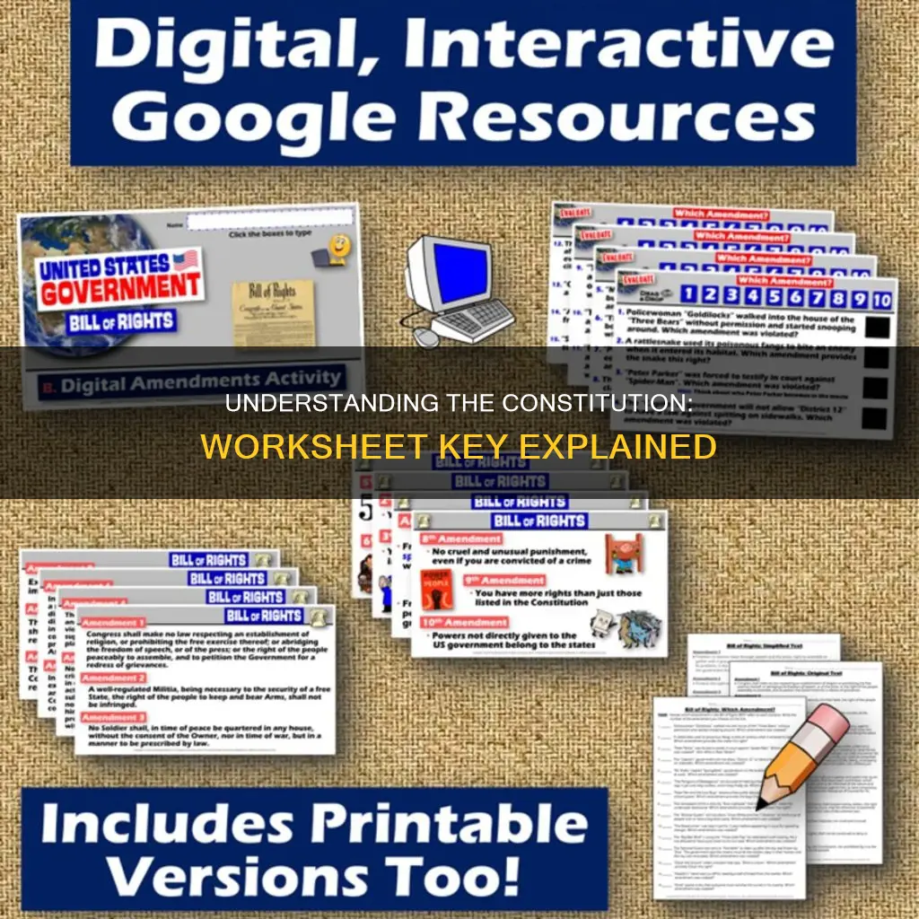 which part is which constitution worksheet key