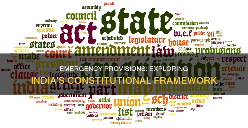 which part of constitution of indian deal with emergency provisions