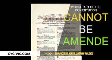 The Unchangeable Constitution: What Can't Be Amended
