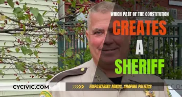 The Sheriff's Role: Understanding the Constitutional Framework