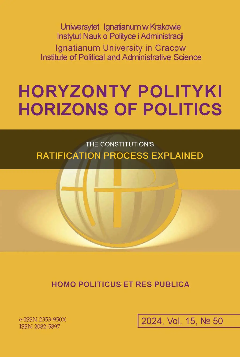 which part of the constitution describes the ratification process