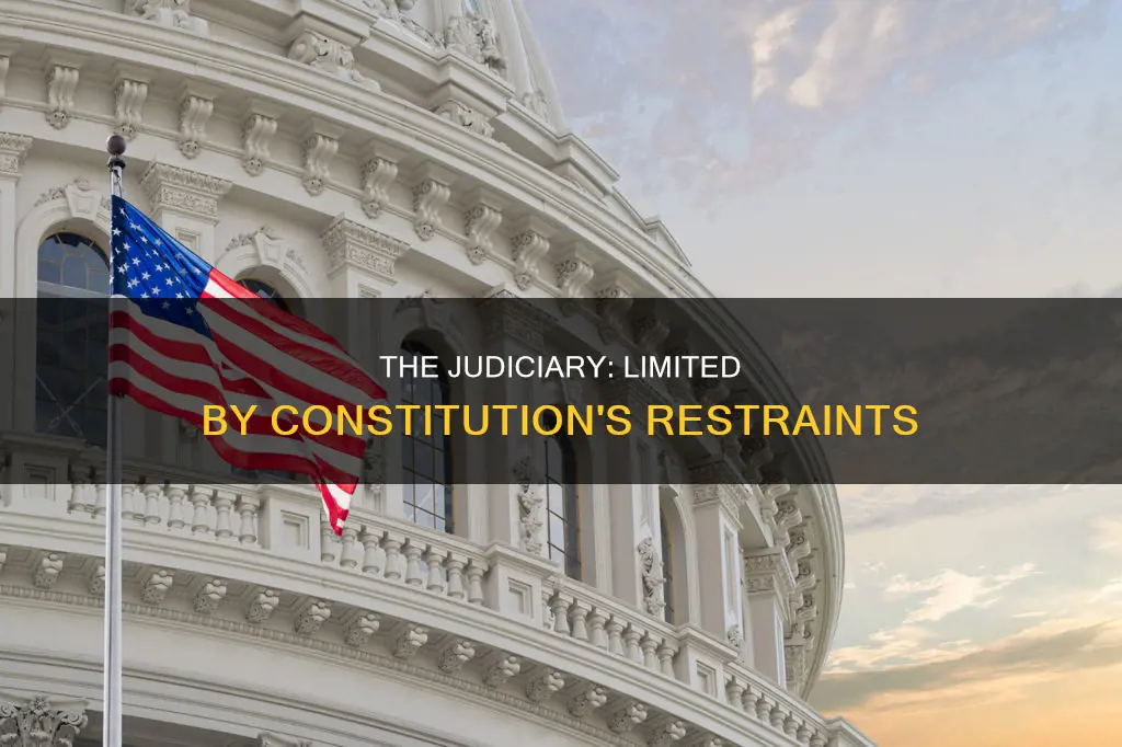 which part of the constitution limits the judiciary