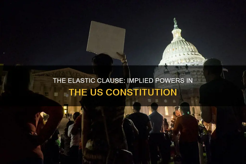 which part of the us constitution allows for implied powers