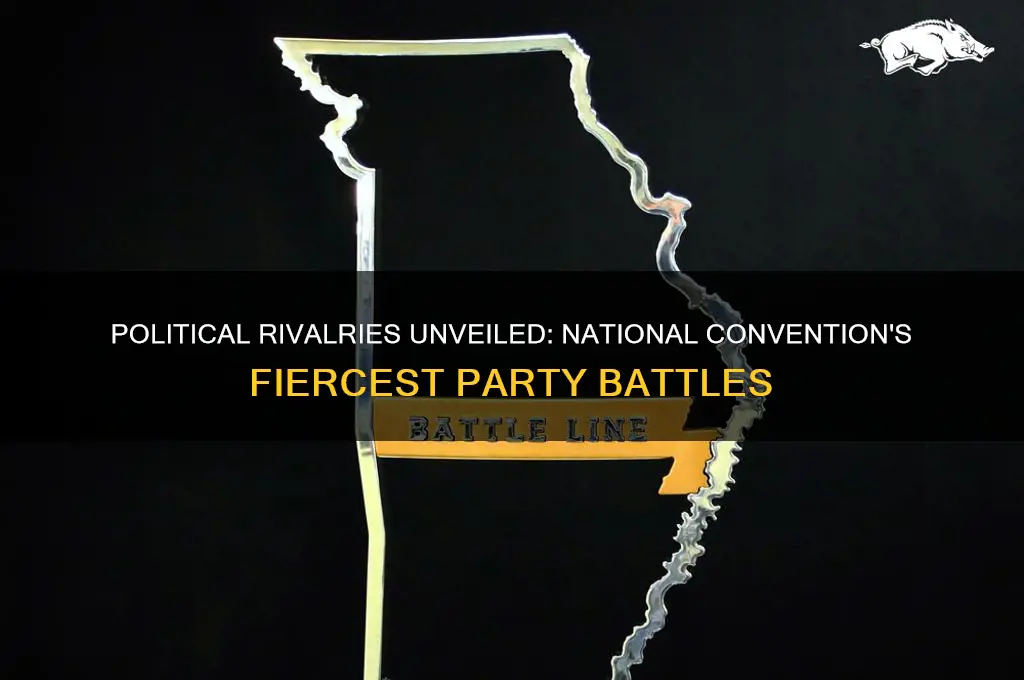 which parties were political rivals in the national convention