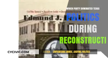 Republican Dominance in Texas Politics During the Reconstruction Era