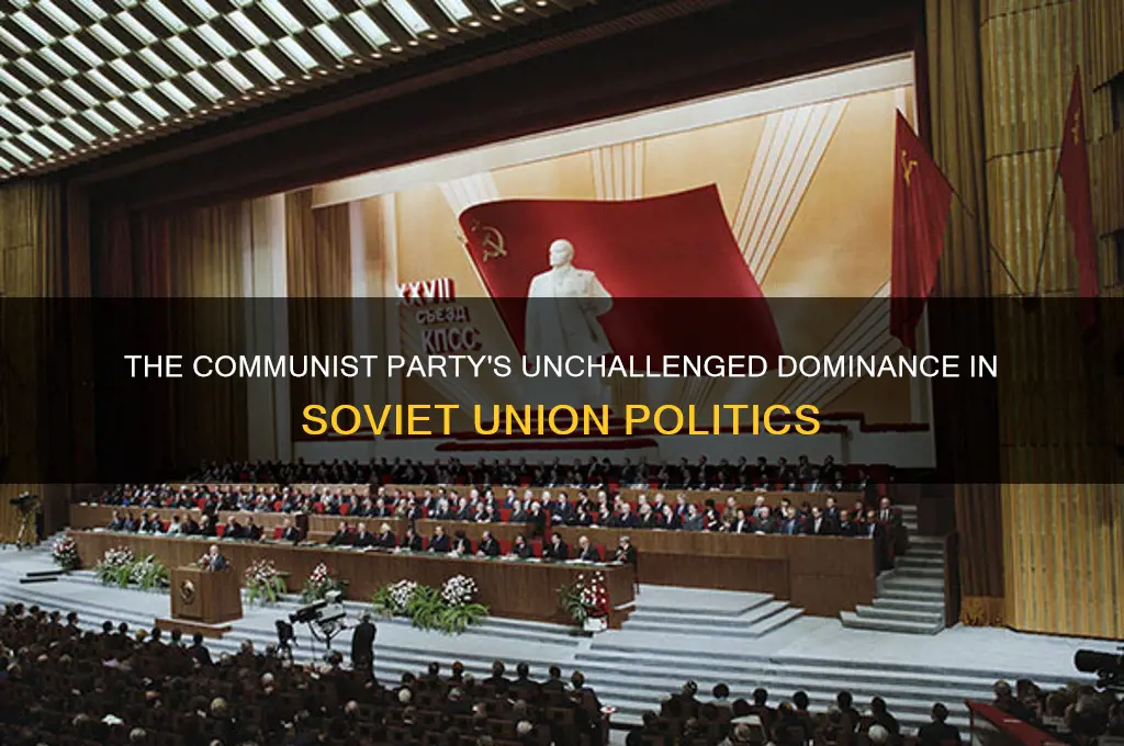which party dominated the soviet union political system