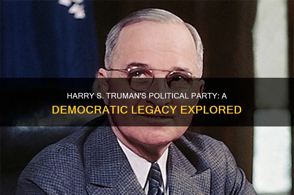 which party politic harry s truman