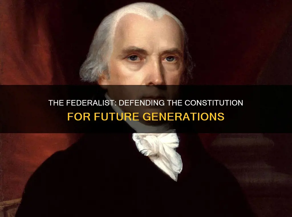 which person defended the constitution in the federalist