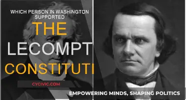 Who Backed Lecompton Constitution in Washington?