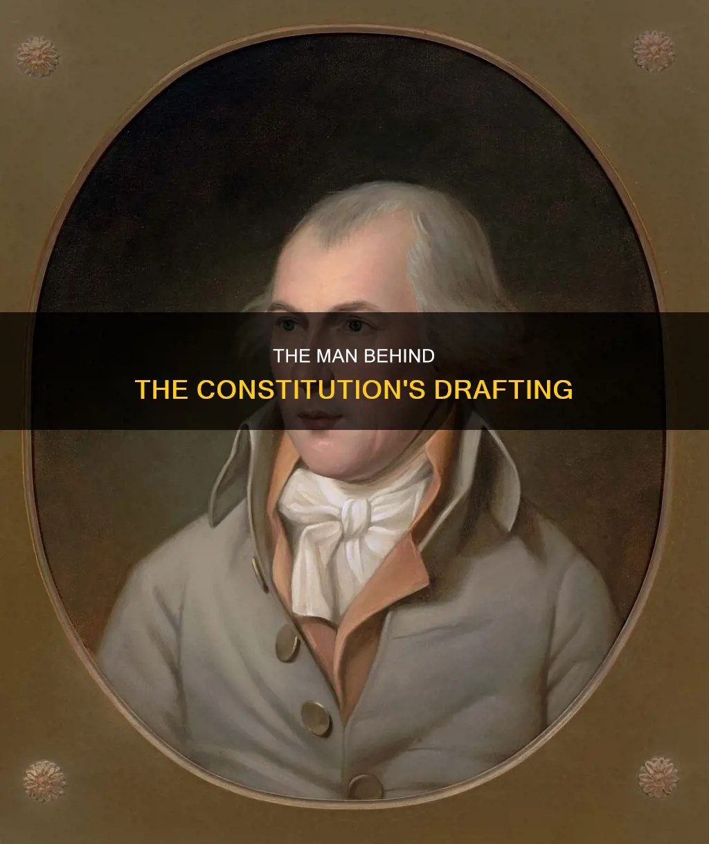 which person was called on to actually draft the constitution
