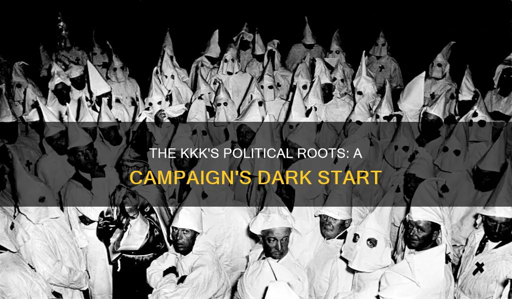 which political campaign started at the kkk hq