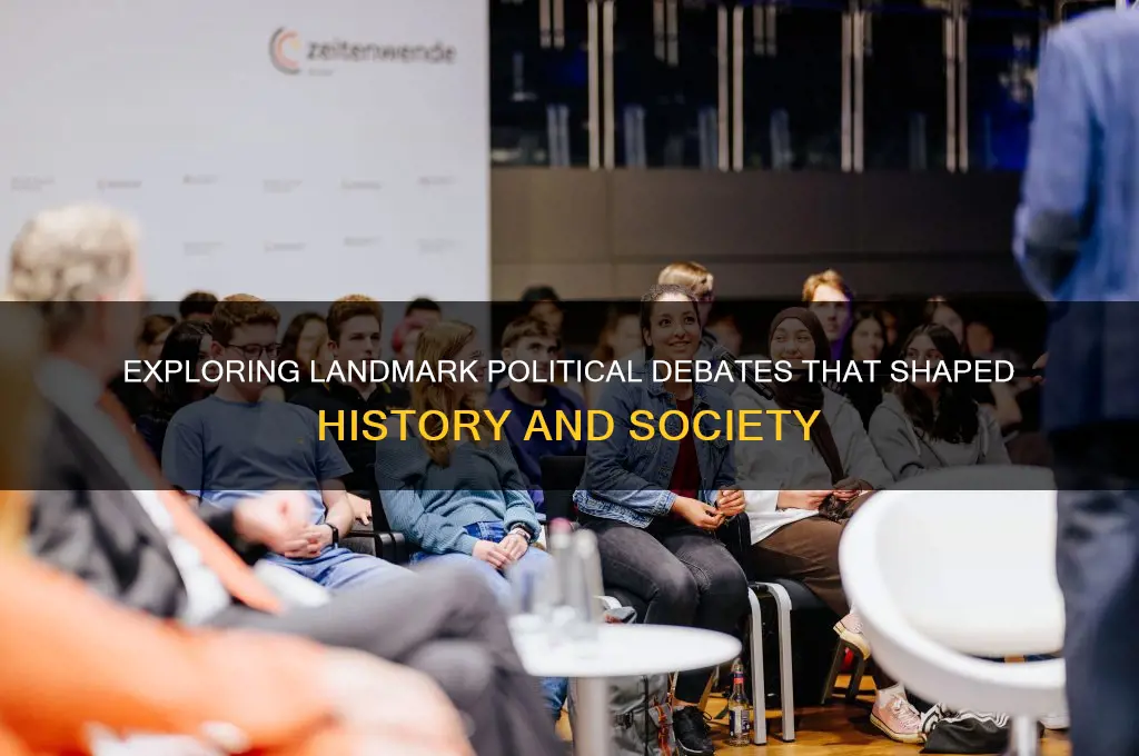 which political debates have occurred