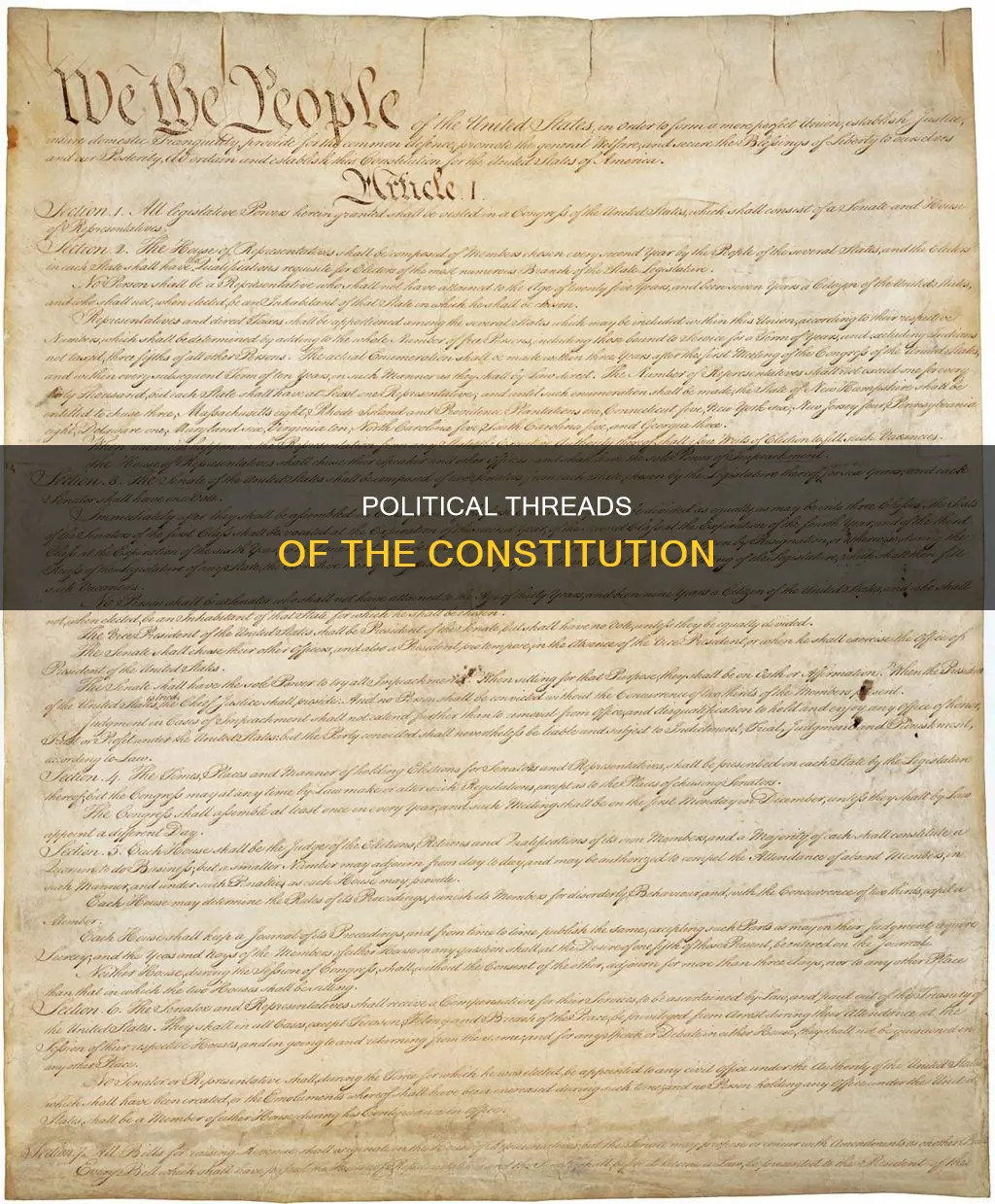 which political doctrine is woven throughout the constitution