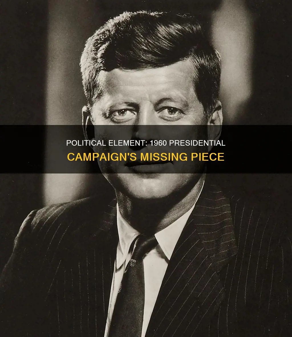 which political element was introduced in 1960 presidential campaign