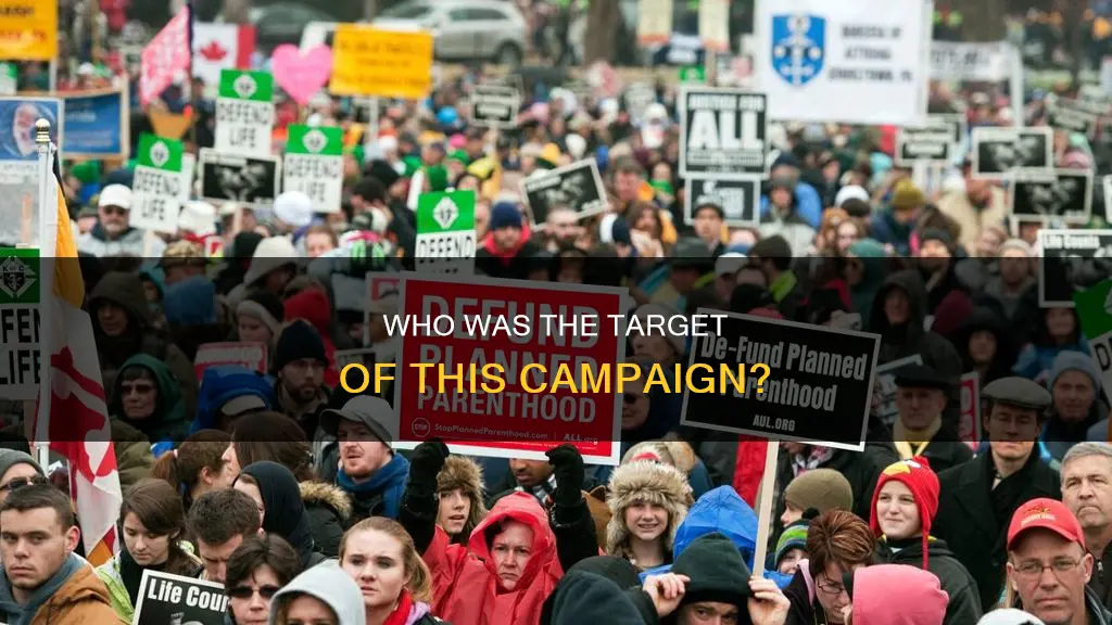 which political group was the primary target of this campaign