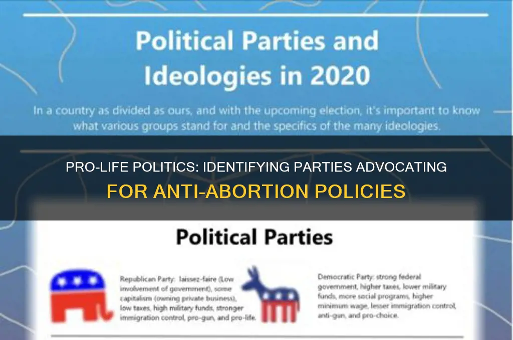 which political parties are pro life