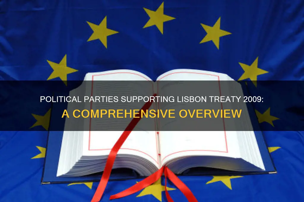 which political parties backed lisbon 2009