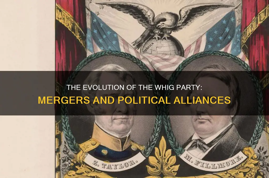 which political parties became part of the whig party