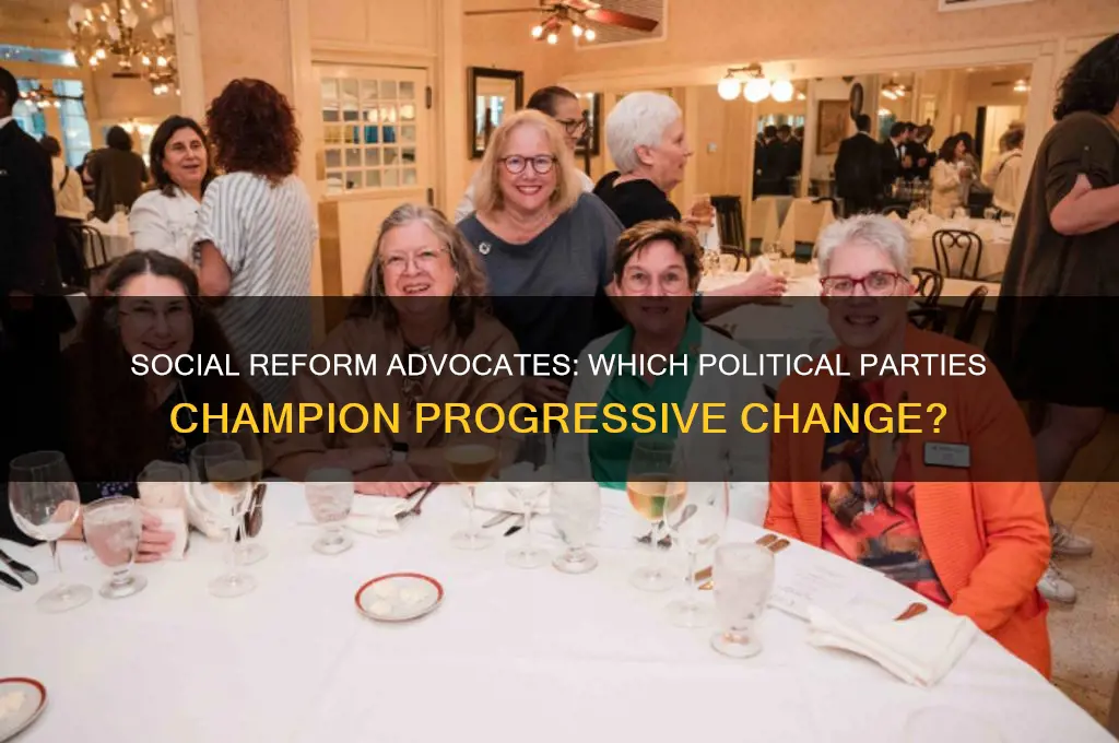 which political parties favor social reform