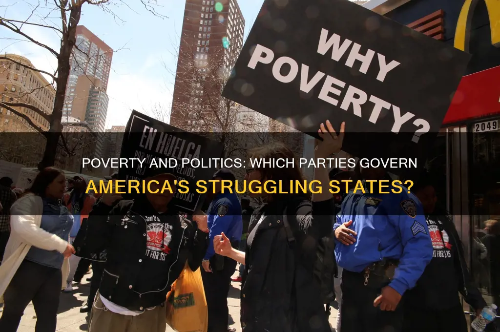 which political parties run the poorest states