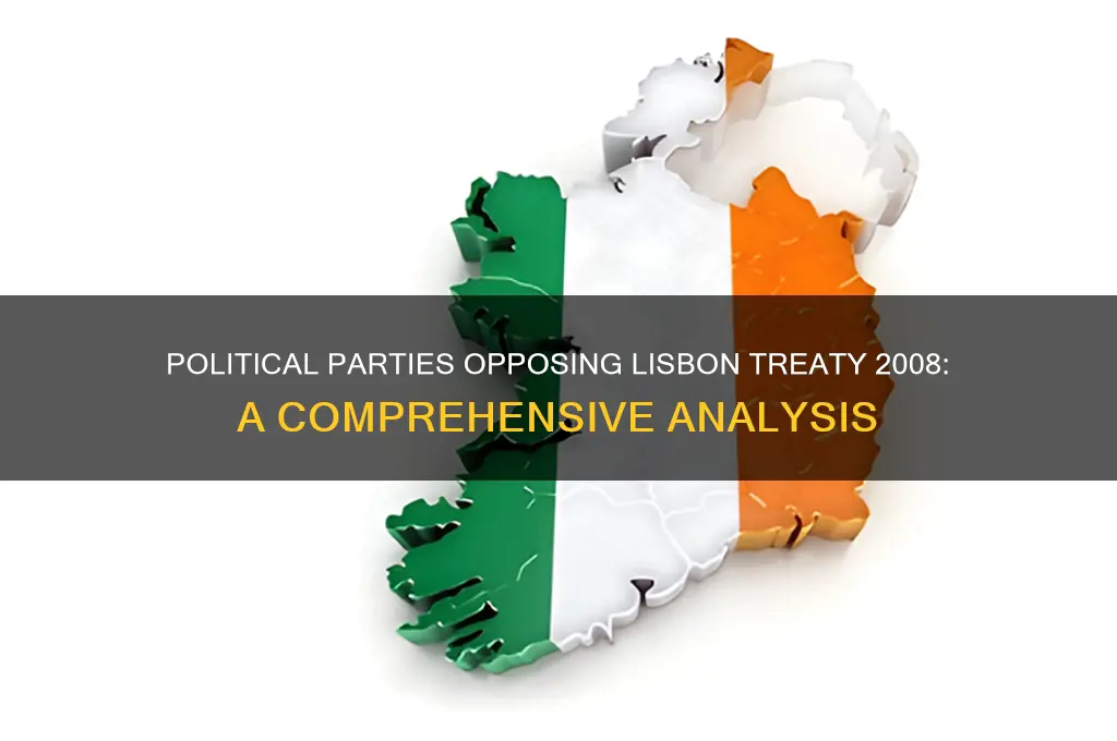 which political parties voted no lisbon 2008