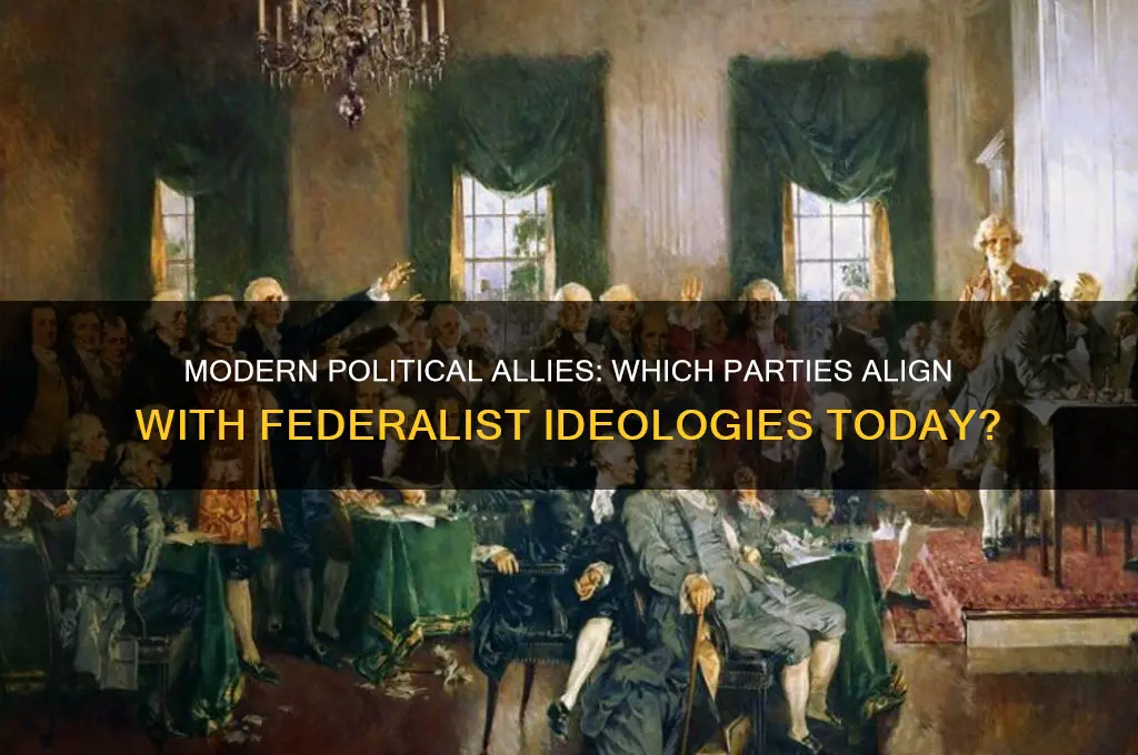 which political parties would have sided with the dederalists