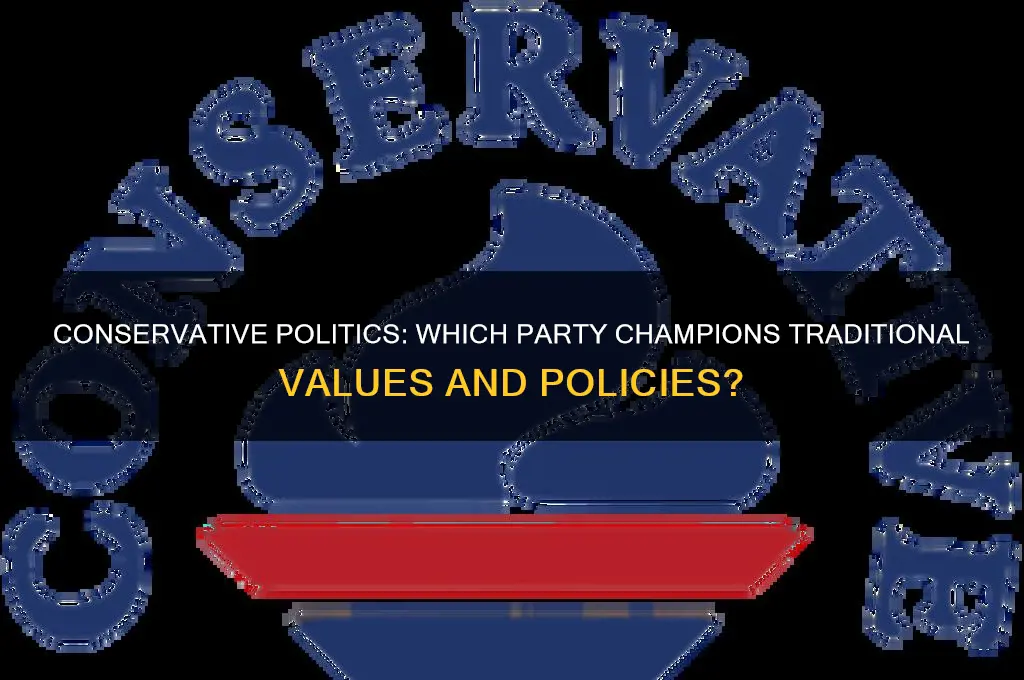 which political party above is known for being more conservative