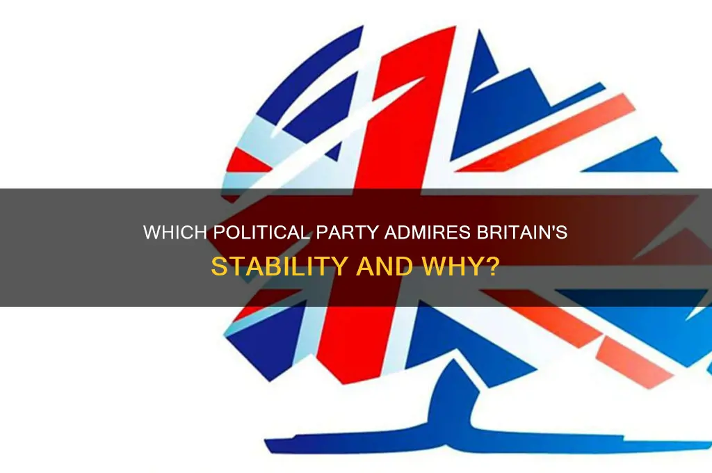 which political party admired britain