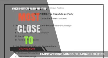 Discover Your Political Match: Which Party Aligns Closest to You?
