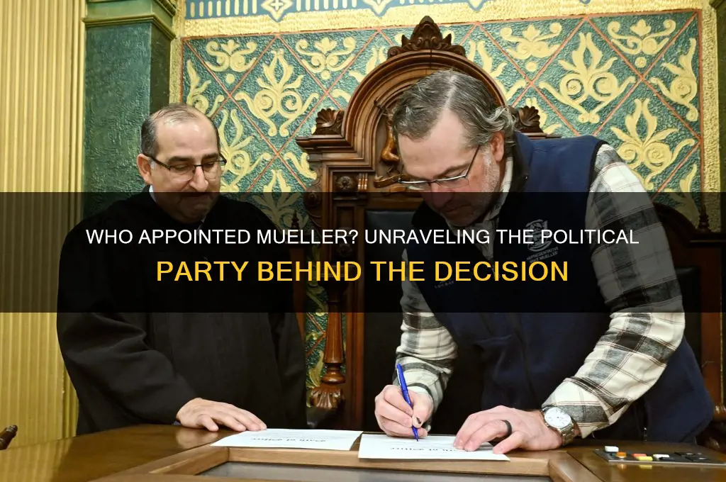 which political party appointed mueller
