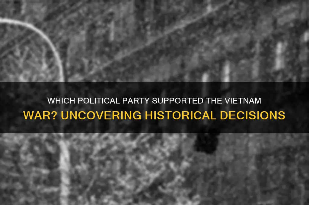 which political party approved vietnam war
