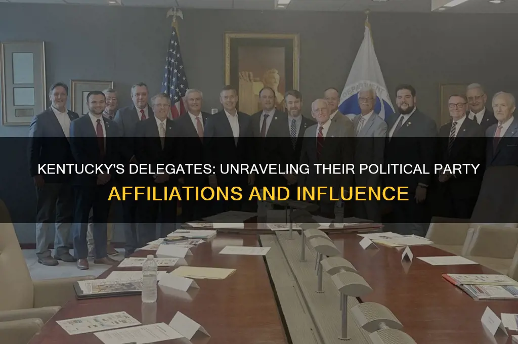 which political party are the delegates from kentucky