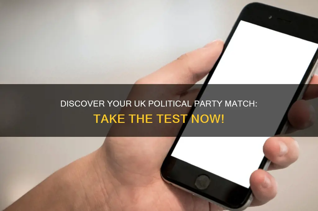 which political party are you test uk