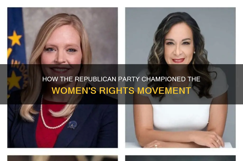 which political party assisted thecwomens rights movement