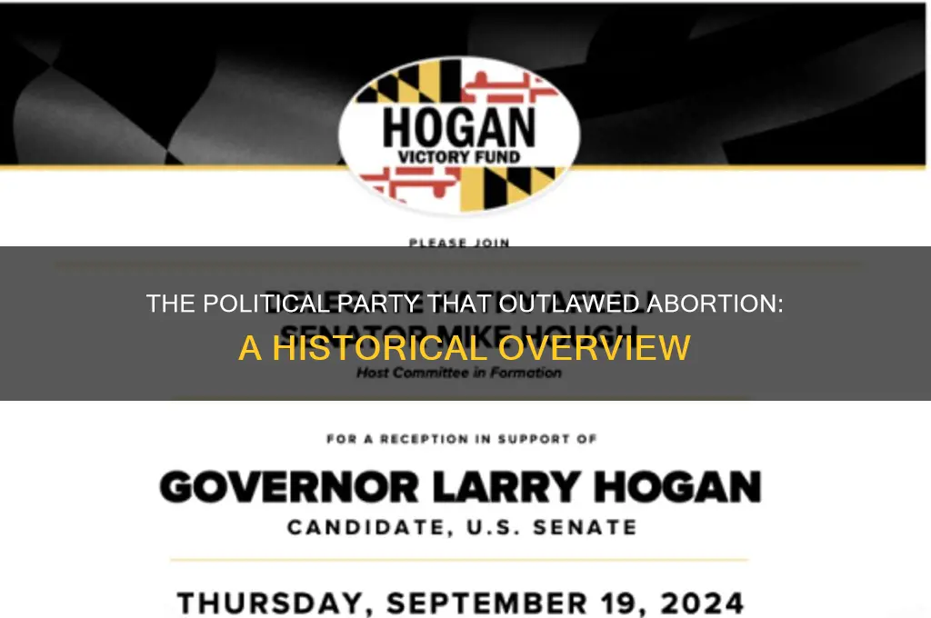 which political party banned abortion