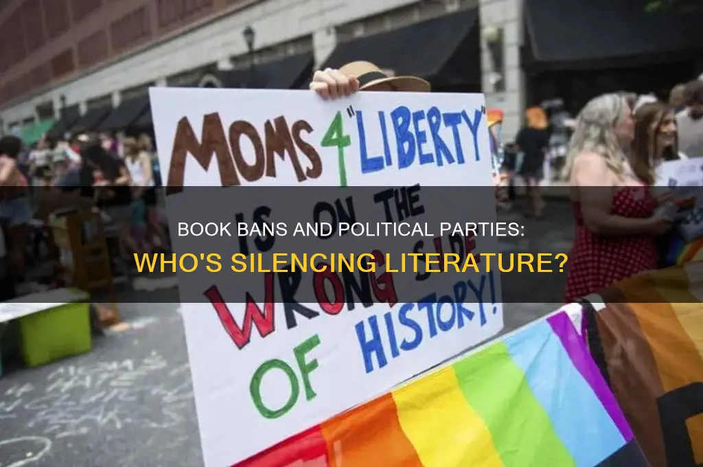 which political party bans books