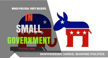 Small Government Advocates: Which Political Party Champions Limited Governance?