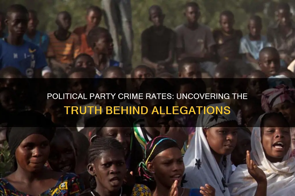 which political party commits more crimes