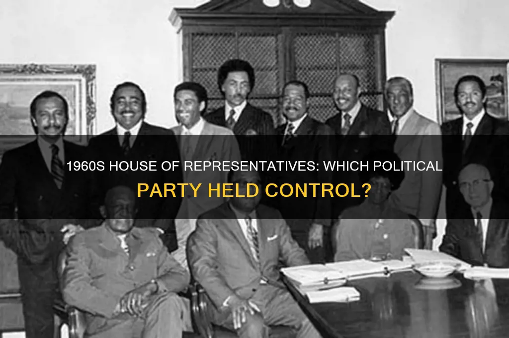 which political party control the house of representatives in 196