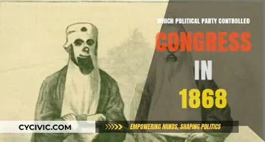 1868 Congress: Which Political Party Held Control?