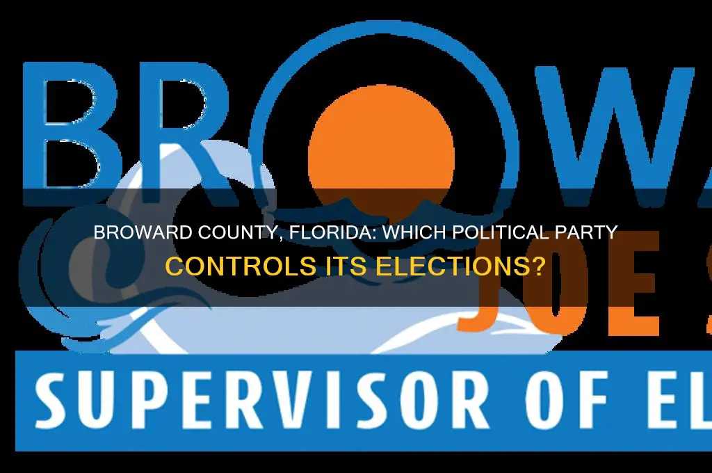 which political party controls broward county florida election