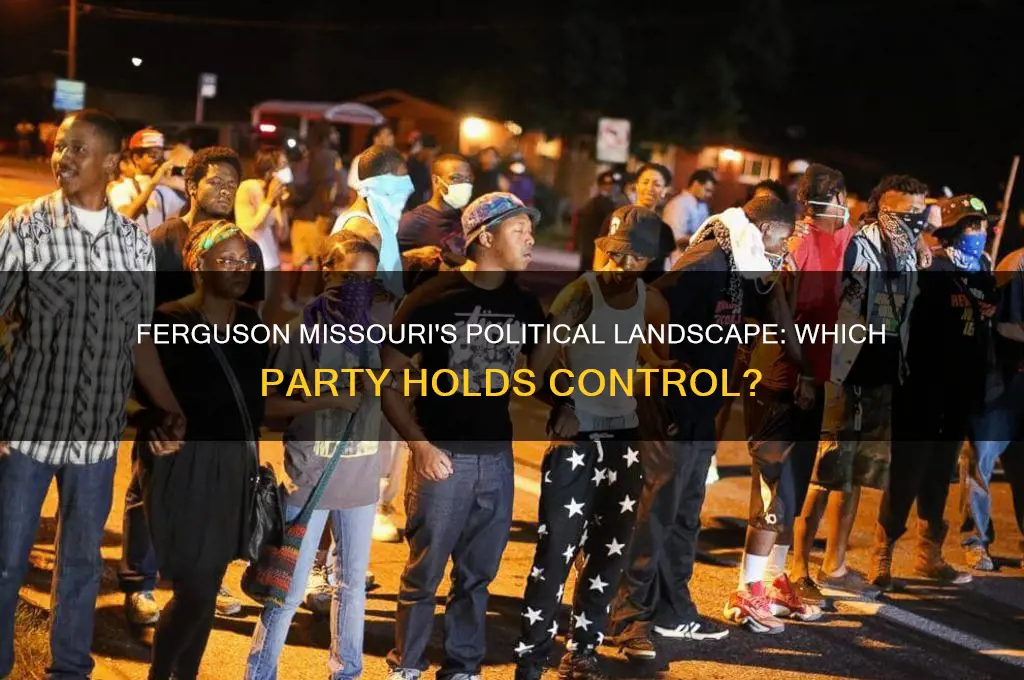 which political party controls ferguson missouri