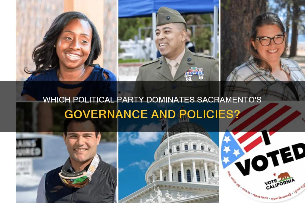 which political party controls sacramento