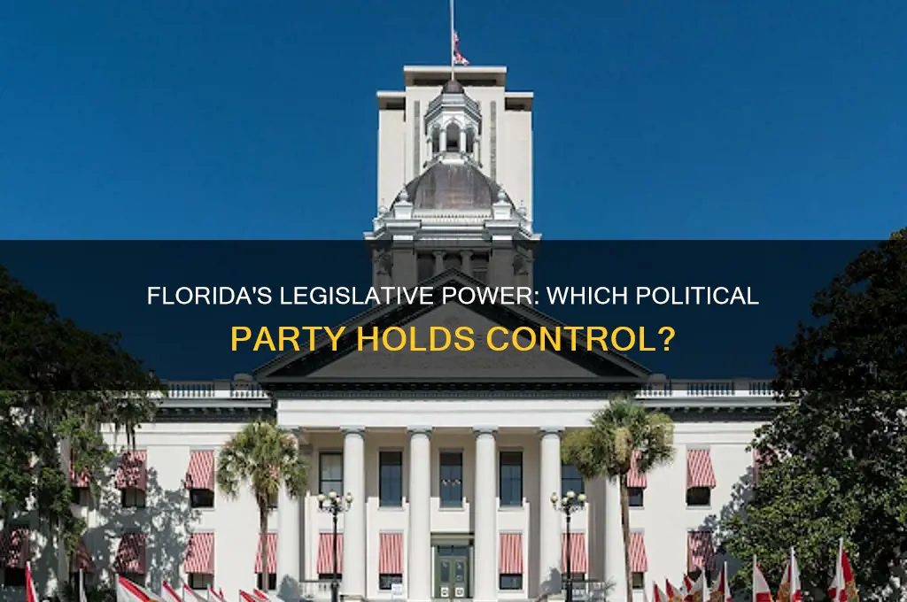 which political party controls the florida legislature