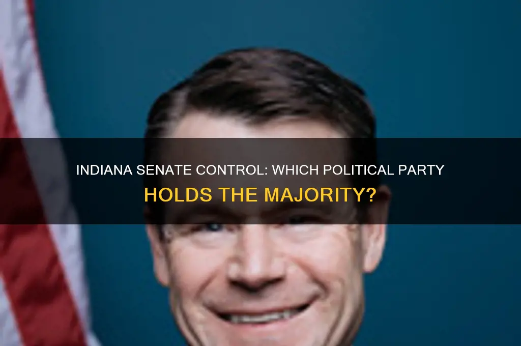 which political party controls the senate in indiana